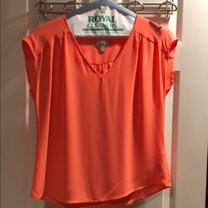 Orange blouse